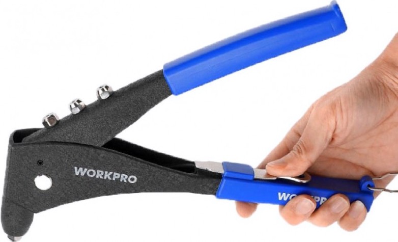 Клепальник WORKPRO WP225006 ручной 250мм алюминиевый
