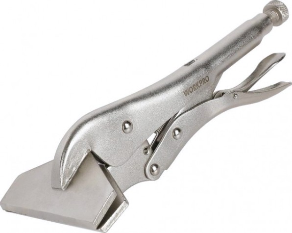 Клещи фиксирующие WORKPRO WP231070 с-образные с плоским губками 250мм