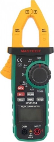 Клещи токоизмерительные MASTECH MS2109A + постоянный ток [13-1309]