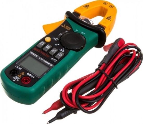 Клещи токоизмерительные MASTECH MS2128 + постоянный ток + t-rms [13-1317]