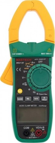 Клещи токоизмерительные MASTECH MS2138 + постоянный ток [13-1311]