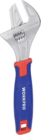 Ключ разводной WORKPRO WP272014 2-в-1 42х200мм с функцией трубного ключа