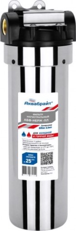 Корпус фильтра АКВАБРАЙТ АБФ-НЕРЖ-12-ПЛ из нержавеющей стали