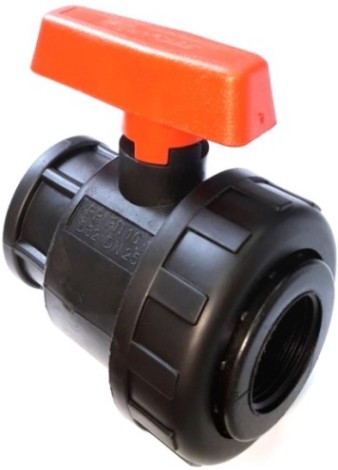 Кран POLIMER GROUP AT33 шаровый (пластиковый) 3/4"
