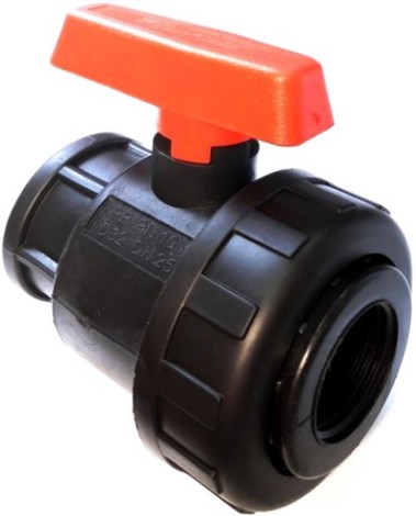 Кран POLIMER GROUP AT36 шаровый (пластиковый) 1 1/2"