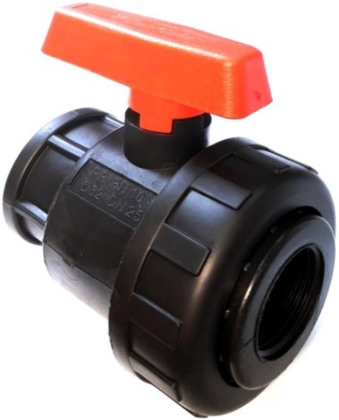 Кран POLIMER GROUP AT37 шаровый (пластиковый) 2"