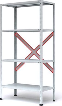 Крестовина жесткости ПАКС для стеллажей серии МС(500,750,900,Титан)