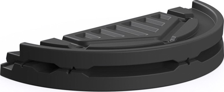 Крышка для колодца POLIMER GROUP "Роса" [черный]