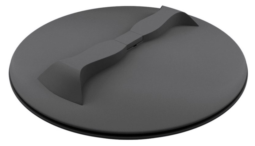 Крышка POLIMER GROUP 350 мм с дыхательным клапаном [черный]