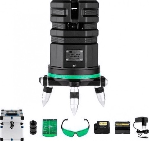 Лазерный уровень ADA 6D Servoliner green (версия 2020 года) с калибровкой [А00622К]