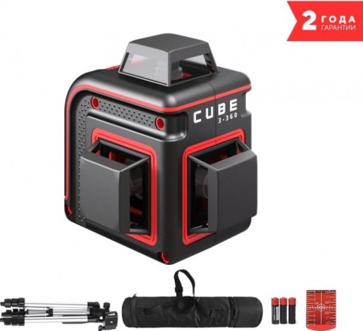 Лазерный уровень ADA CUBE 3-360 PROFESSIONAL EDITION [А00572]