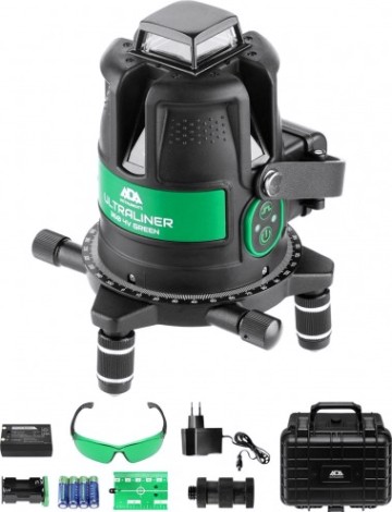 Лазерный уровень ADA ULTRALINER 360 4V green [А00540]