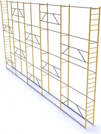 Леса строительные облегченные РИНСТРОЙ ЛРСП-250 D-32 мм 12х 9 без настила