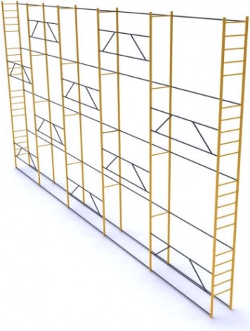Леса строительные облегченные РИНСТРОЙ ЛРСП-250 D-32 мм 20х27 без настила
