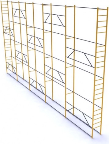 Леса строительные облегченные РИНСТРОЙ ЛРСП-250 D-32 мм 2х15 без настила