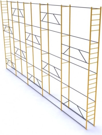 Леса строительные облегченные РИНСТРОЙ ЛРСП-250 D-32 мм 6х27 без настила