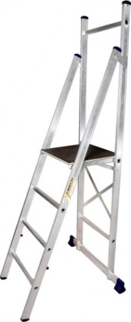 Лестница с платформой АЛЮМЕТ APE 1404