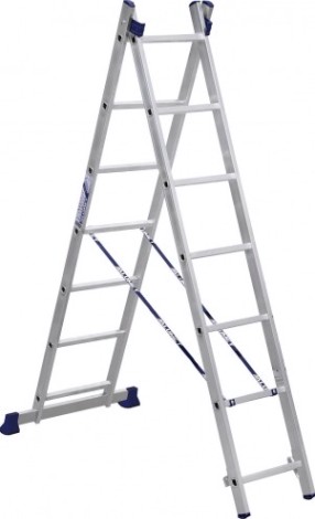 Лестница-стремянка двухсекционная АЛЮМЕТ 5207 2х 7 [5207]