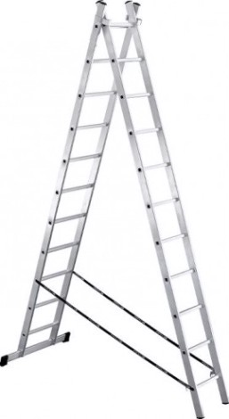 Лестница-стремянка двухсекционная Biber 98431 2х11 [тов-084527]