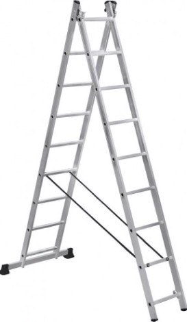 Лестница-стремянка двухсекционная SCALA SC2009 2х9