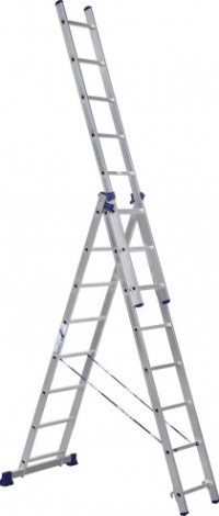 Лестница-стремянка трехсекционная АЛЮМЕТ 5308 3х 8 [H3 5308]