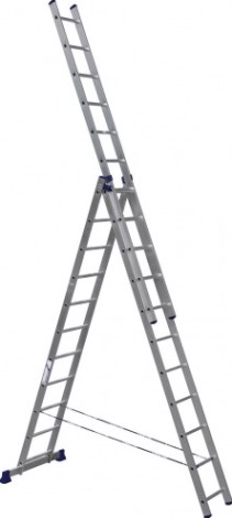 Лестница-стремянка трехсекционная АЛЮМЕТ 5311 3х11 [H3 5311]