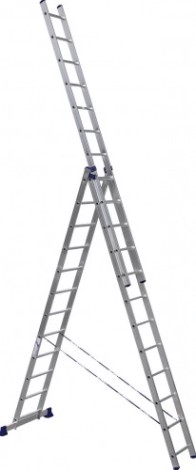Лестница-стремянка трехсекционная АЛЮМЕТ 5312 3х12 [H3 5312]