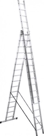 Лестница-стремянка трехсекционная Biber 98216 3х16 [тов-077082]