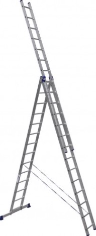 Лестница трехсекционная АЛЮМЕТ 6314 3х14 [6314]