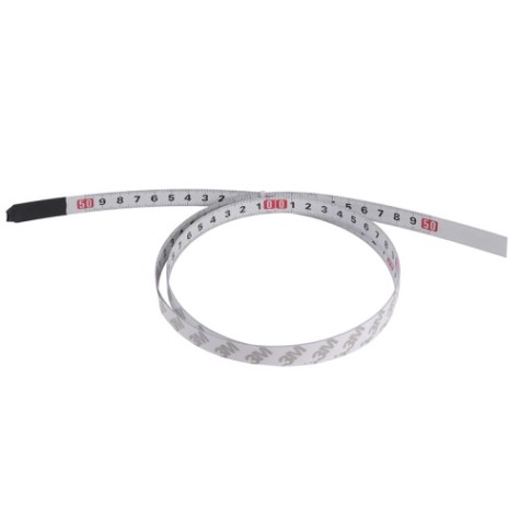 Линейка WOODWORK RUL-10G2 самоклеящаяся с двунаправленной метрической шкалой