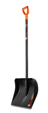 Лопата снеговая FINLAND 1023-Ч с черенком