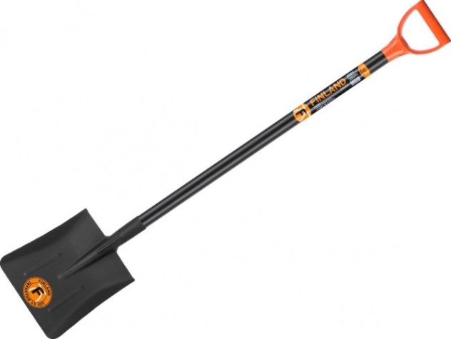 Лопата совковая FINLAND с деревянным черенком 1467-Ч [1467-Ч]