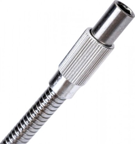 Магнитный держатель Biber 84131 гибкий хром.оплетка 200мм [тов-166813]