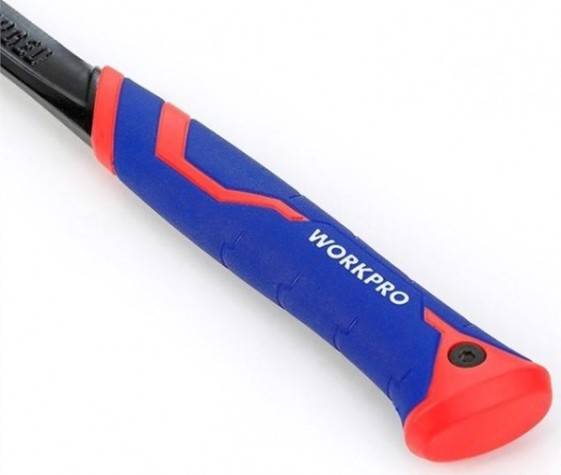 Молоток-гвоздодер WORKPRO WP241014 цельнокованый 560гр