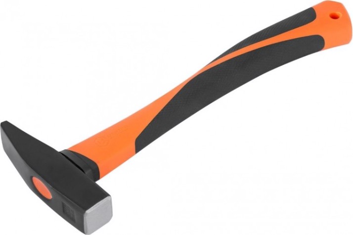 Молоток слесарный ЦЕНТРОИНСТРУМЕНТ "Тройная сила" с фиберглассовой ручкой 300 гр. 0605-300 [0605-300]