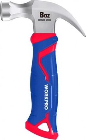 Молоток столярный WORKPRO WP241008 225гр короткий Молоток столярный WORKPRO WP241008 225гр короткий
