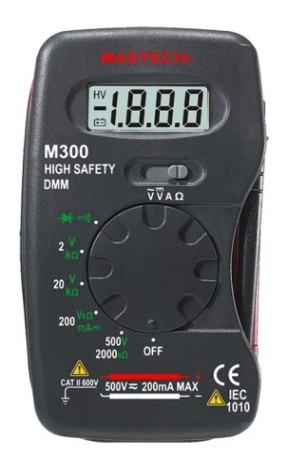 Мультиметр цифровой MASTECH M300 с прозвонкой [13-2006]