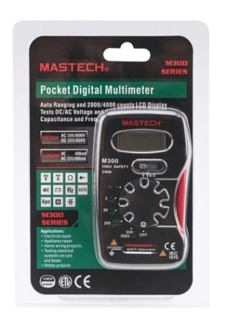 Мультиметр цифровой MASTECH M300 с прозвонкой [13-2006]