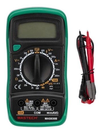 Мультиметр цифровой MASTECH MAS830B в кожухе [13-2010]