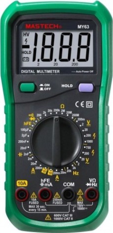 Мультиметр цифровой MASTECH MY 63 [13-2051]