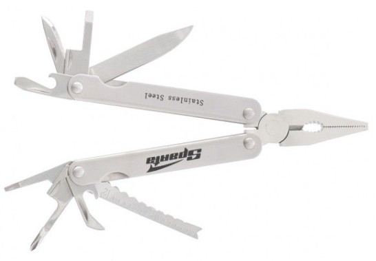 Мультитул Sparta 156 мм трансформер, 15 предметов, в чехле// [17610]