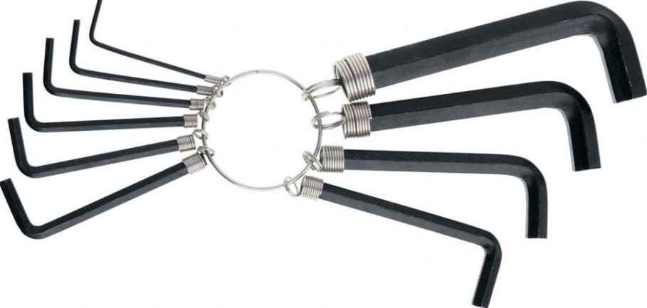 Набор имбусовых ключей Sparta 112665 hex, 1,5–10 мм, crv, 10 шт.