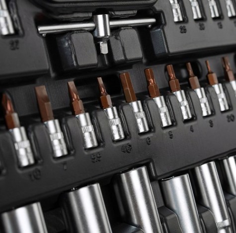 Набор инструментов WORKPRO WP202545 1/4"+3/8"+1/2" 172 шт.