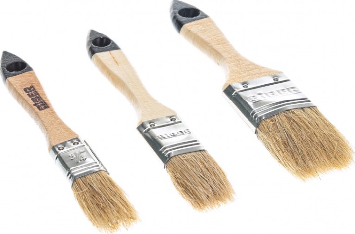 Набор кистей Biber 31401 3шт., натур. щетина [тов-115034]