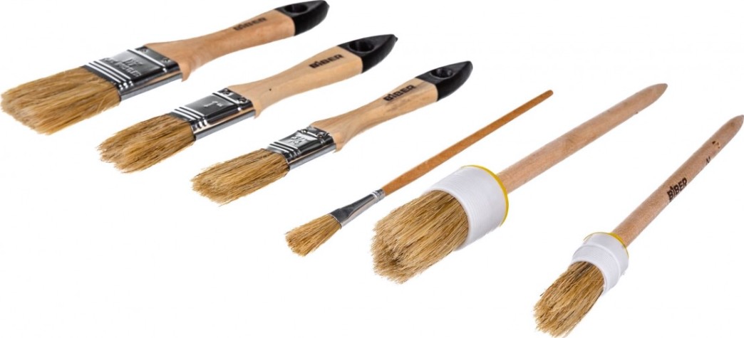Набор кистей Biber 31403 6шт., натур. щетина [тов-115036]