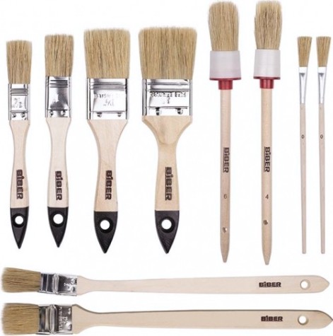 Набор кистей Biber 31404 10шт. натур. щетина [тов-115037]