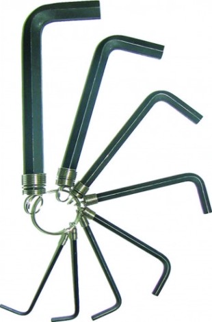 Набор ключей шестигранных Biber 90501 на кольце 2-10мм 8шт. [тов-085694]