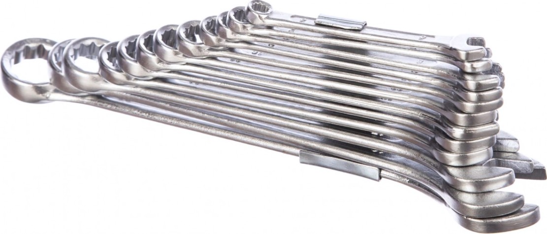 Набор комбинированных ключей Biber 90653 6-22мм 12шт. [тов-093080]