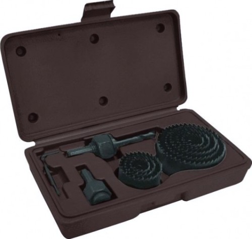 Набор коронок по дереву Biber 71311 19-64мм в кейсе (11шт) [тов-069427]