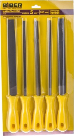 Набор напильников Biber Мастер 85306 5шт. 200мм [тов-141920]